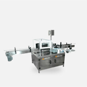 ETIQUETADORA AUTOMÁTICA CON BANCADA PARA CILÍNDRICOS A PRUEBA EXPLOSIÓN